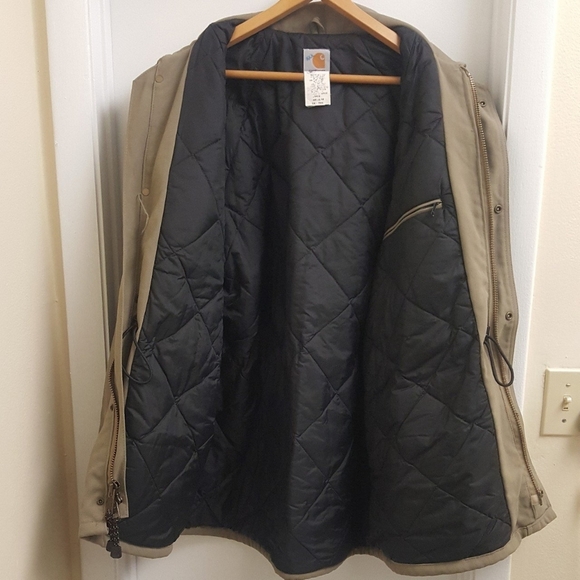 😍Rare Vintge carhartt quilted lined jacket size L - Picture 4 of 4